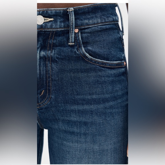 MOTHER Dark Blue Ankle Jeans - Picture 6 of 8
